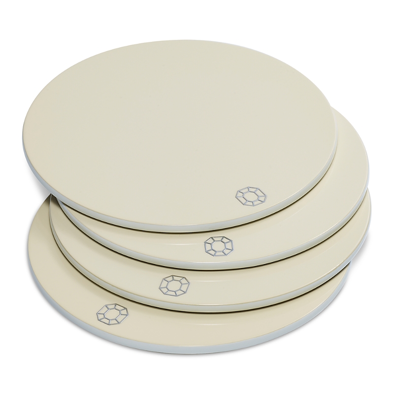 Baccarat Octagon Coaster In Cream