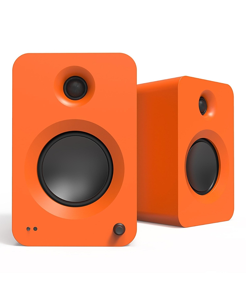 Kanto Ren Powered Bluetooth Bookshelf Speakers - Pair In Orange