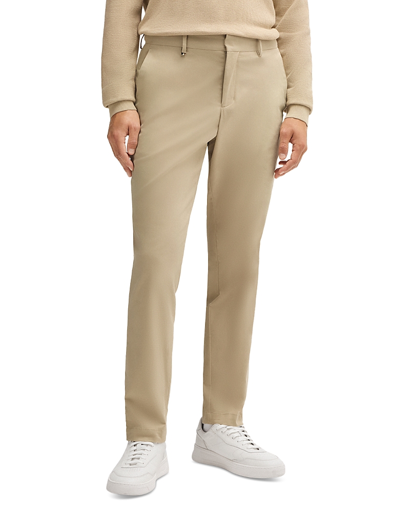 Boss Genius Stretch Cotton Slim Fit Dress Pants