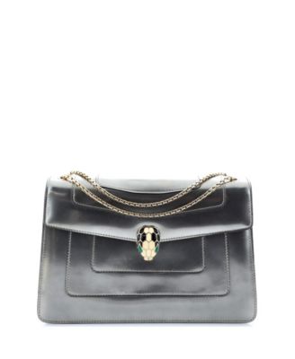 Pre-Owned Bvlgari - Medium Serpenti Forever Shoulder Bag Patent