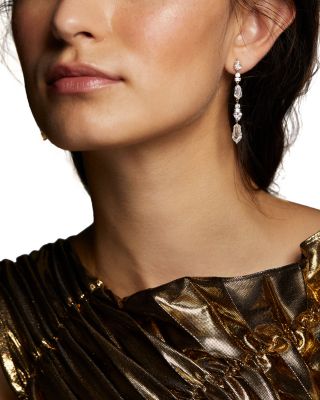 Luxor Kite Cubic Zirconia Linear Earrings