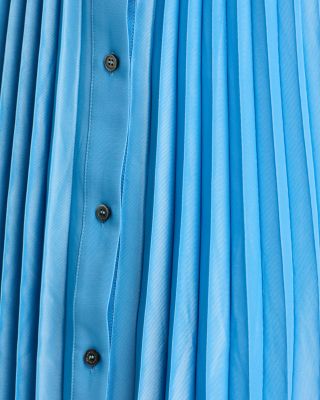 The Natalyia Pleated Shirt Dress