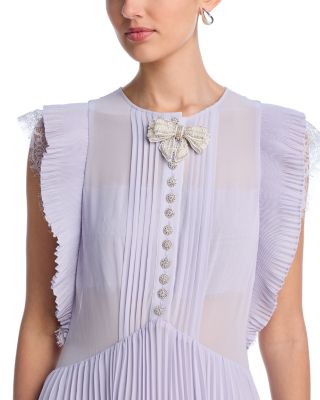 Chiffon Ruffled Maxi Dress