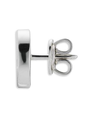 Sterling Silver Interlocking Double G Stud Earrings