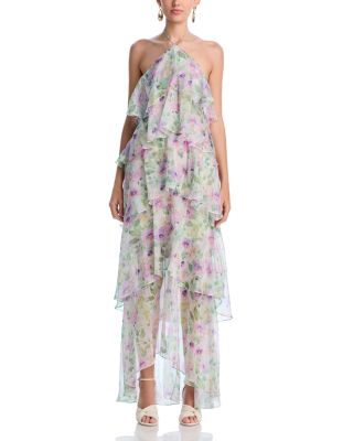 Mirabelle Tiered Halter Dress