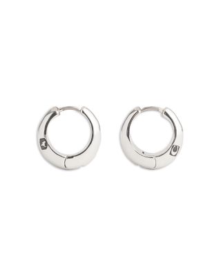 Signature Hallmark Tubular Huggie Hoop Earrings