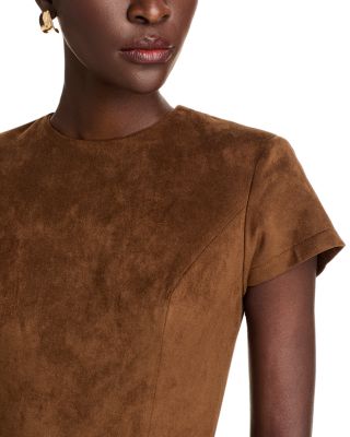 Faux Suede Dress - Exclusive 