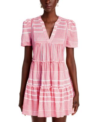 V Neck Mini Dress - Exclusive 