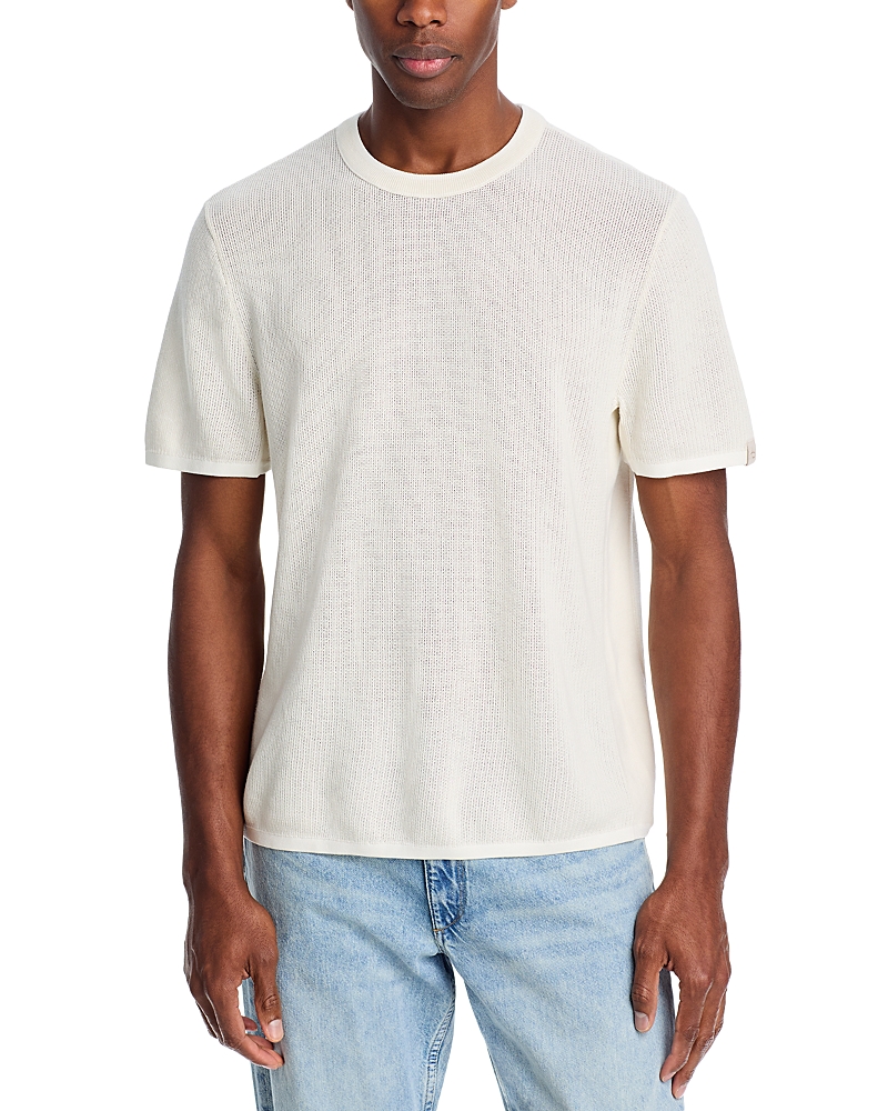 Rag & Bone Men's Harvey Knit T-shirt In White