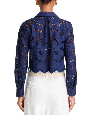 Seychelle Lace Button Front Shirt