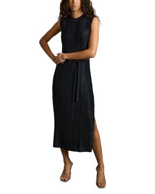 REISS - Pleated Column Dress