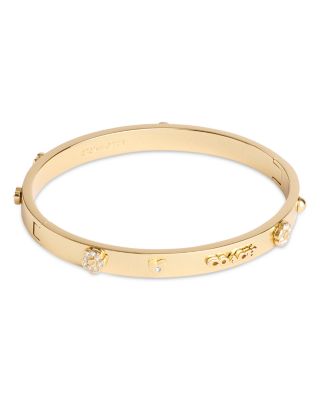 Signature Mixed Motif Bangle Bracelet