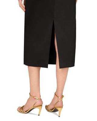 Stretch Mikado Midi Dress