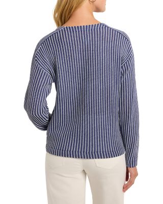 Zig Zag Striped Sweater  