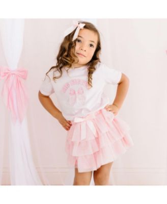  Sister Bow Short Sleeve T-Shirt - Big Kid