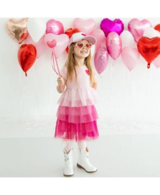 Girls' Pink Heart Valentine's Day Wand - Ages 3+ Years