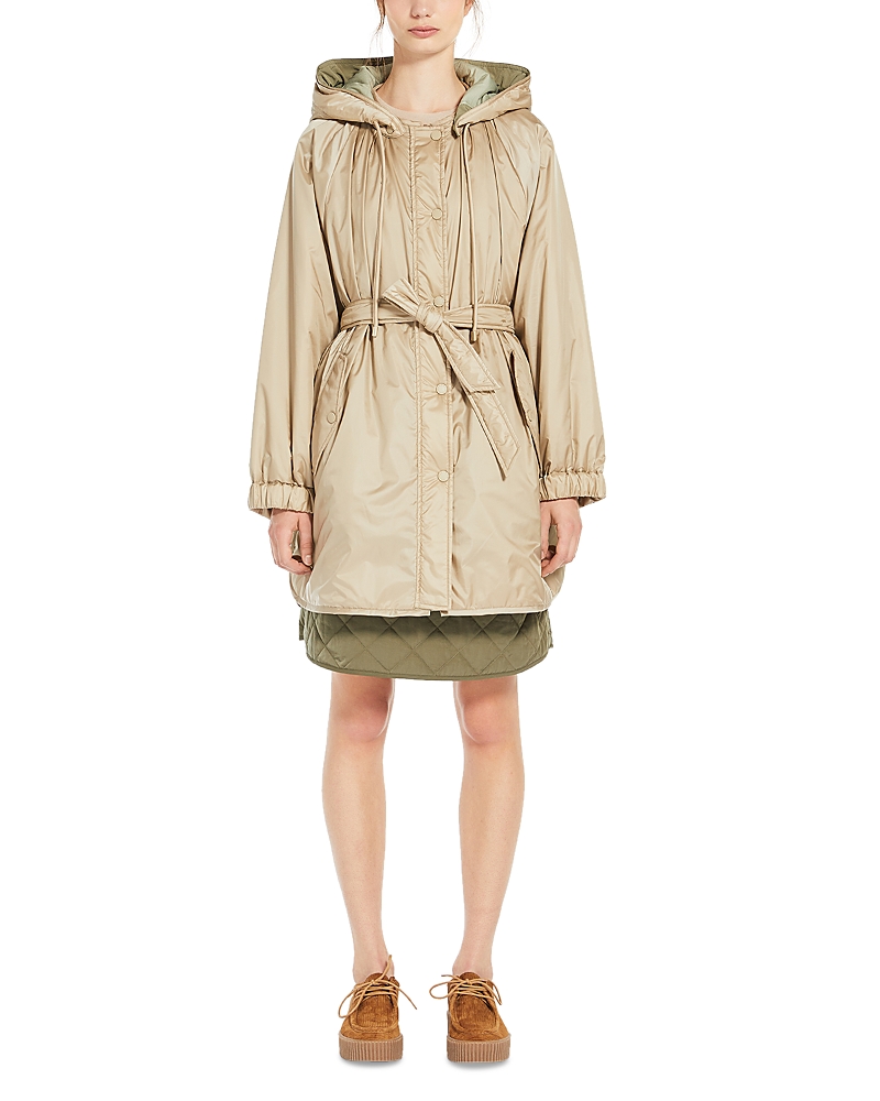 Shop Weekend Max Mara Veranda Parka In Beige