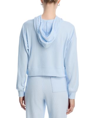 Brushed Rib Crop Hoodie - Exclusive