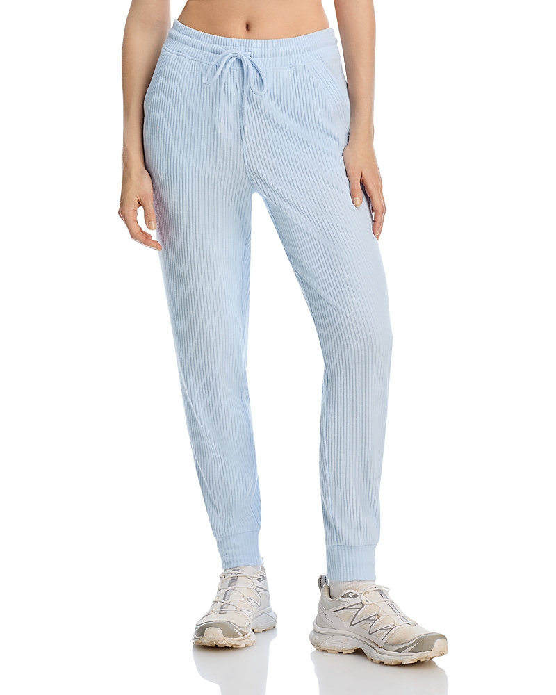 Thrive Societe Aqua Thrive Bungee Waist Jogger Pants In Moonstone
