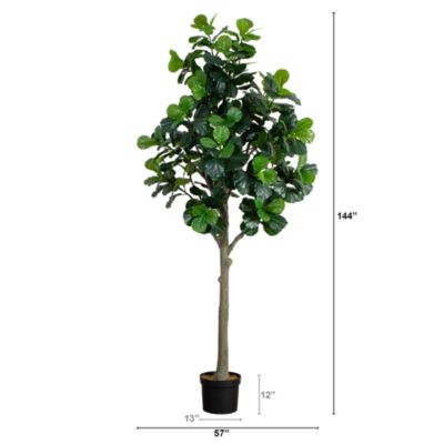 Artificial Fiddle Leaf Tree, 12'