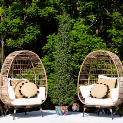 8' UV Resistant Artificial Boxwood Topiary Tree (Indoor/Outdoor)