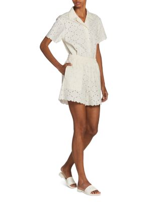 Eyelet Embroidered Shorts