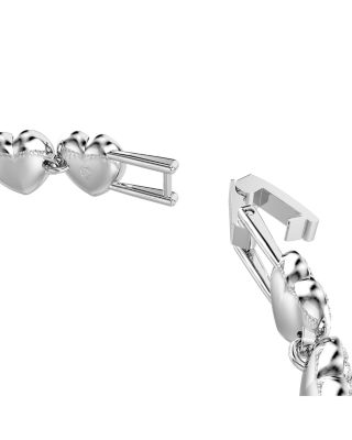 Ariana Grande Crystal Heart Halo Tennis Bracelet