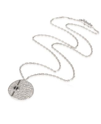 Love 18k White Gold Pendant