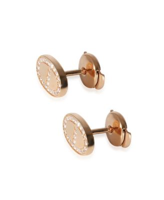 Chaine d'Ancre 18k Rose Gold Stud Earring