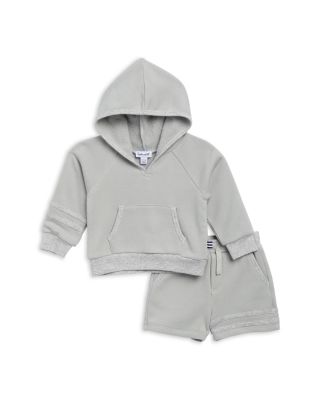 Splendid - Boys' Striped Hoodie & Shorts Set - Baby