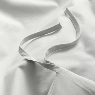 Tipped Double Flange Percale Bedding Collection - Exclusive