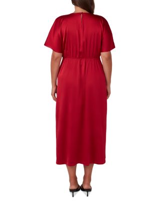 Artemis Satin Midi Dress