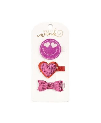 Girls' Lover Babe Valentine's Day Clip Set - Little and Big Kid