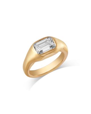 Bloomingdale's Fine Collection - Certified Lab Grown Emerald Cut Diamond Ring in 14K Yellow Gold, 1.95 ct.t.w.