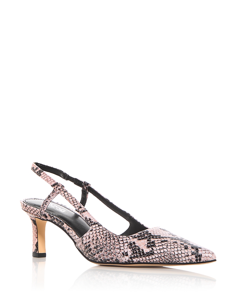 Shop Michael Kors Women's Alora Slingback Pumps In Smokey Rose