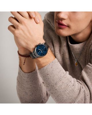 Neutra Chronograph Smoke Stainless Steel Watch, 44mm