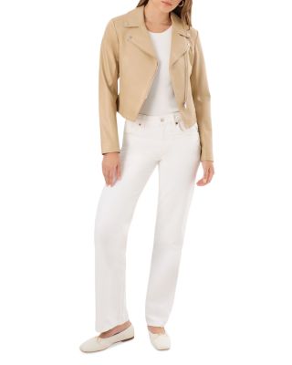 Pascale Faux Leather Moto Jacket