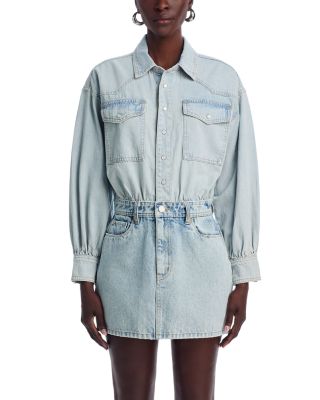 two tone denim dress adabellebuntrock on LTK