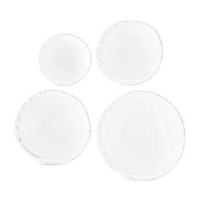 Lastra White Assorted Prepping Bowls, Set of 4