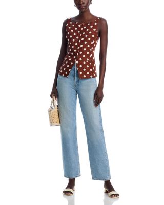 Joan Button Front Top