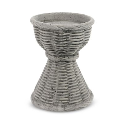 Casa Gray Short Candle Stick