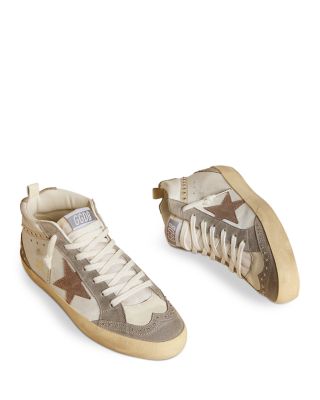 Unisex Mid Star Lace Up Sneakers