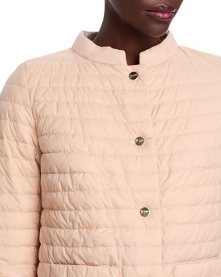 Matte to Shiny Reversible Puffer Coat