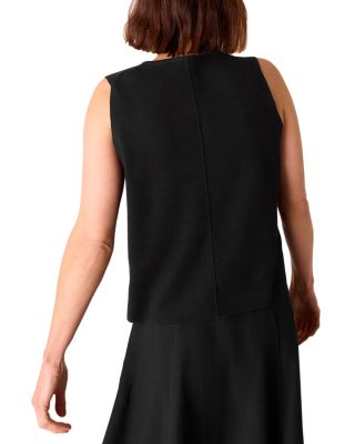 Lucy Button Front Knit Tank Top