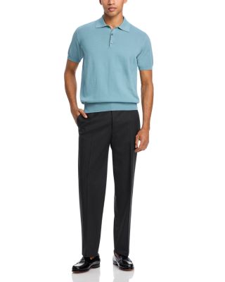 Sea Island Cotton Knitted Polo Shirt