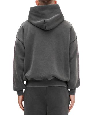 Oversized Fleece Logo Graphic Hoodie