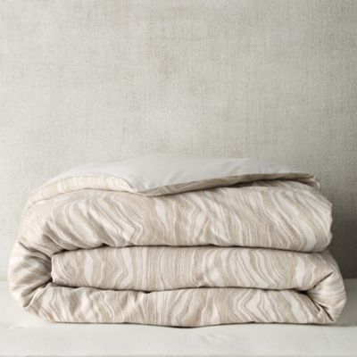Hudson Park Collection - Marbled Sand Duvet Cover, Full/Queen - Exclusive
