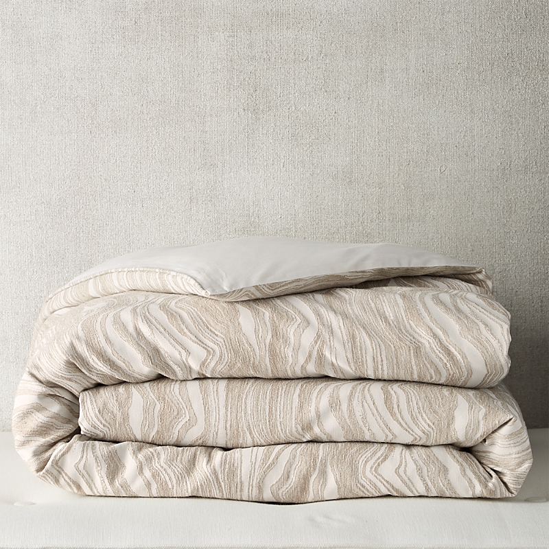Hudson Park Collection Marbled Sand Duvet Cover, Full/Queen - Exclusive