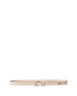 Ralph Lauren - Pebbled Leather Skinny Belt