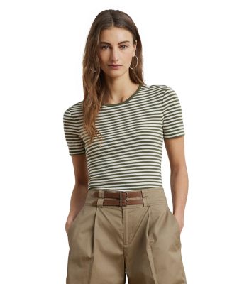 Ralph Lauren - Striped Stretch Cotton Crewneck Tee